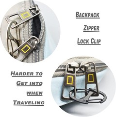 10-Pack Metal Small Carabiner Clips – 1.6 Inch Double-Sided Hooks for Keychains