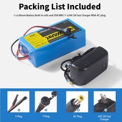 24V Li-ion Battery 5Ah 10Ah For Scooter LED Light String DIY Project