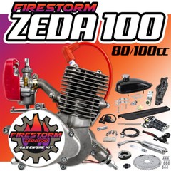 New Zeda 100 Complete 50mm Bore 2 Stroke Bicycle Engine Kit – 80cc/100cc – Fires