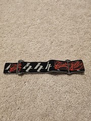 Contract Killer Paintball Goggle Strap – Red/Black/White
