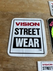 Vintage 1980S Vision Streetwear Skateboard Sticker Lot Of 5