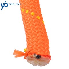 1/2in × 125ft Double Braided Polyester Rope Breaking Strength 8400 Pounds Orange