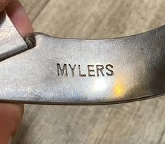 2 1/2 MYLERS TOKLAT F17 WESTERN SPURS WITH SPINNING ROWELS