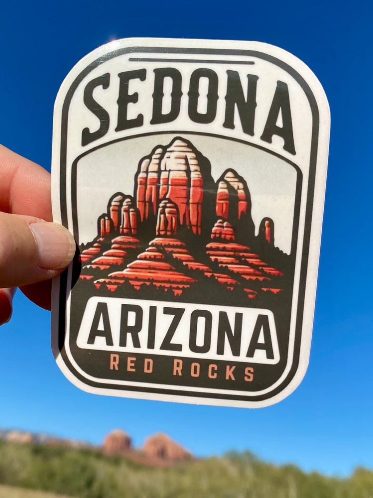 2″ Sedona Arizona Sticker, Red Rocks, Travel, Nature, Gift, Hike, Desert, Vacay