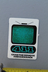 411 VM Video Magazine Kick Back Remote 90’s GB7b Vintage Skateboarding STICKER