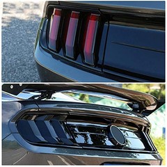 Tail Light Lamp Cover Guard Trim Frame Bezels Decoration 2018+ Smoke Black
