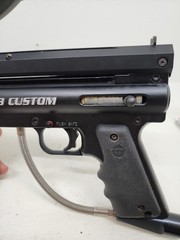 Tippmann Model 98 Custom Paintball Gun Marker Bundle. Flatline Barrel Mask Vest