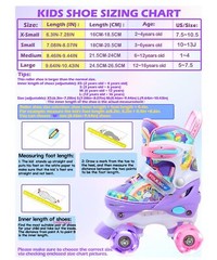 4-Pejiijar Rainbow Unicorn Kids Roller Skates for Girls Toddler Ages 2-4 5-8 …
