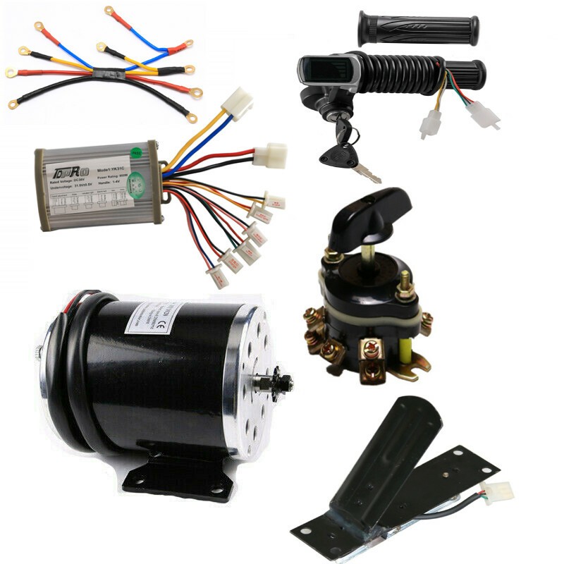 36V 800W Brush Electric Motor kit Controller For Scooter Quad Go kart ATV MX500