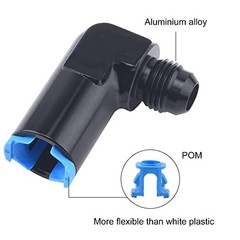 6AN Male to 5/16″ SAE Quick-Disconnect Female 90 Degree 6AN to 5/16 90 degree