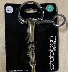 Stubben Sweet Copper Mouth Double Jointed Baucher Snaffle Bit – 5 1/2″