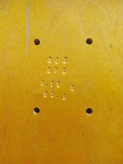 9.18″ Skateboard Deck «Huffer» Shape MIX Mfg Handcrafted in USA Yellow