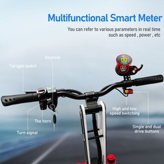 Adult electric scooter, dual motors 5600W, 60V, 38AH, folding design, 12-inch ro