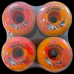 Vintage Spitfire Hell Hounds 63mm Multi Color Skateboard Wheels Made In The USA