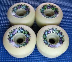 Vintage Santa Cruz OJII STREET RAZOR Skateboard Wheels, 60mm 92A, 1980s NOS!