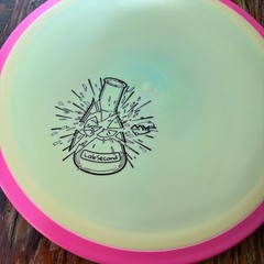 Axiom Fission Fireball Lab Second Pink Rim MVP Gyropalooza Golf Swirl 166g NEW