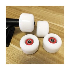 Sport Skateboard Wheels Kit-4pcs 50mm X 35mm 83A White Soft Cru… FAST USA SHIP