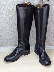 Valverde del Camino Spanish Riding Boots Brown leather leather sole 39 UK 6