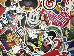 300 Random Skateboard Stickers Vinyl Laptop Luggage Decals Dope Sticker Lot Mix