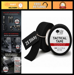 2-Pack Water-Resistant Non-Slip Gun Grip Tape – Tactical Tape for Rifles & Shotg