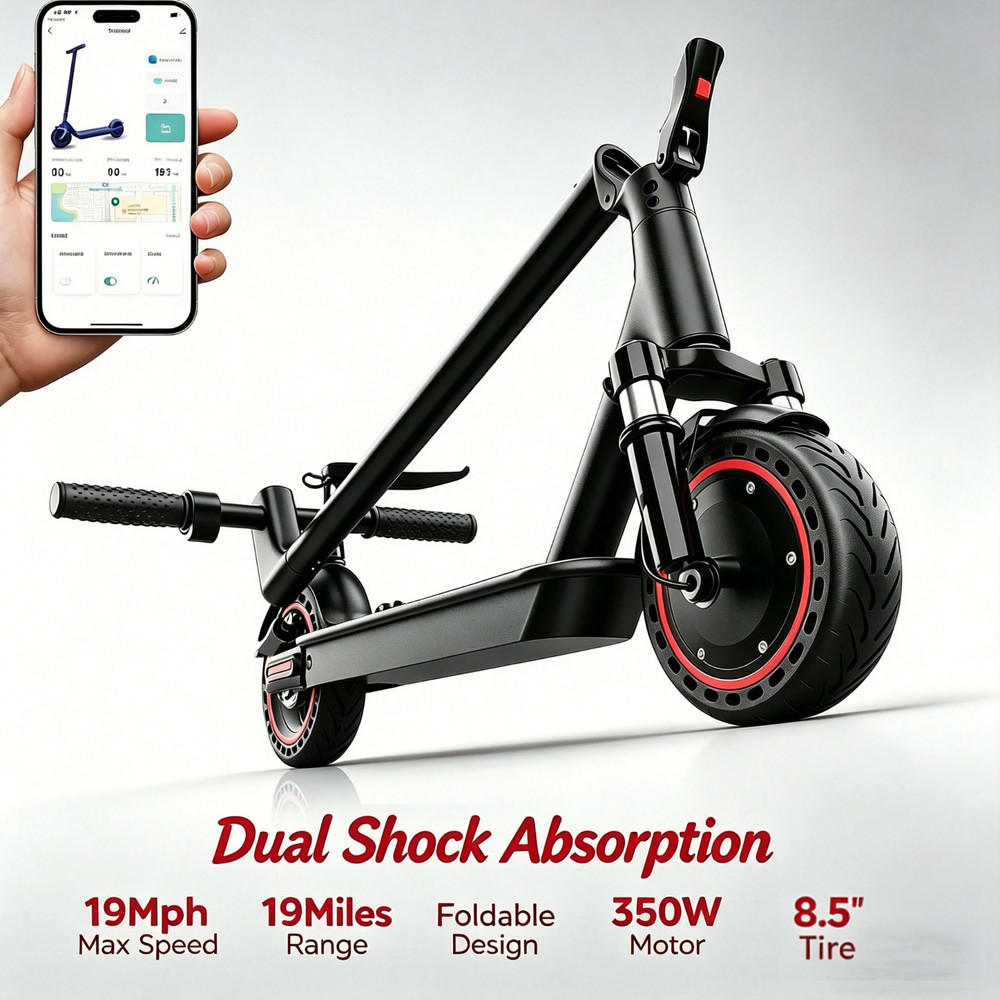 2026 Adult Electric Scooter,Foldable Long Range High Speed 31KM/H Urban Commuter
