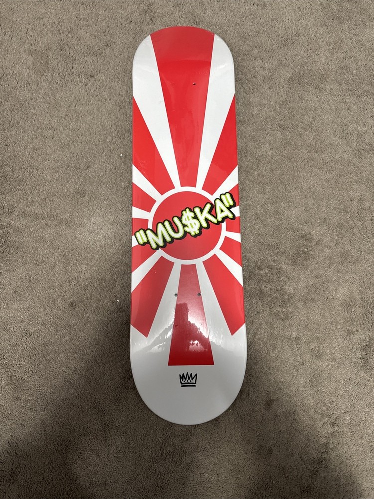 Chad Muska 2019 Rising Son Skateboard Deck Red/White