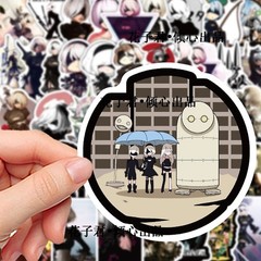 Mix 10/50 PCs Nier Automata 2B Anime Game Luggage Laptop Car Kid Gift Sticker