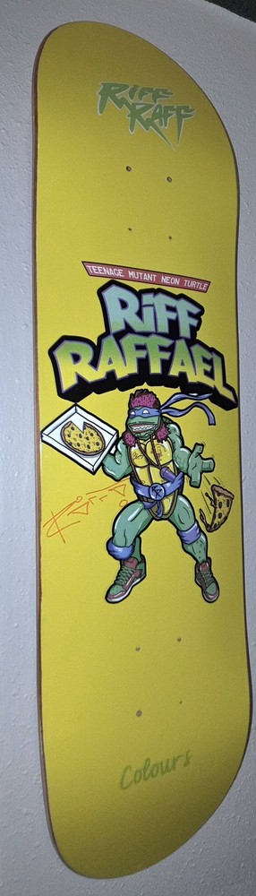 Riff Raff *SIGNED* Colours Skateboard Dale Dan Tony