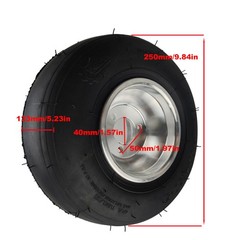 5″ Go Kart Wheel Rim Tire Front or Rear 11×7.10-5 10×4.50-5 Racing Cart Trike