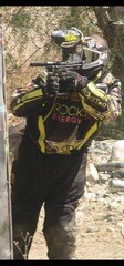 Original VINTAGE JT RACING CUSTOM GUCCI PANTS AND MASK COMBINATION.