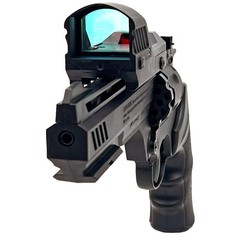 Crosman Vigilante .177 Cal Air Pistol Pellet Gun + Optic, Pellets & CO2 (CCP8B2)