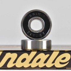 Andale ABEC 7 Black Gold Pro Rated Skateboard Bearings Set Of 8