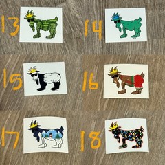 GOAT USA Stickers/ Decals- PICK YOUR OWN STICKERS!