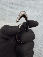 Black Chromed Oval Carabiner
