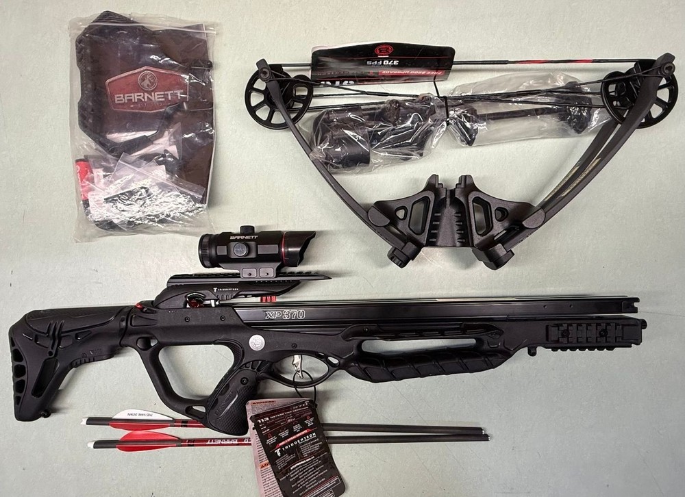 Barnett XP370 Crossbow Package 370 FPS TriggerTech Red Dot NEW Unassembled