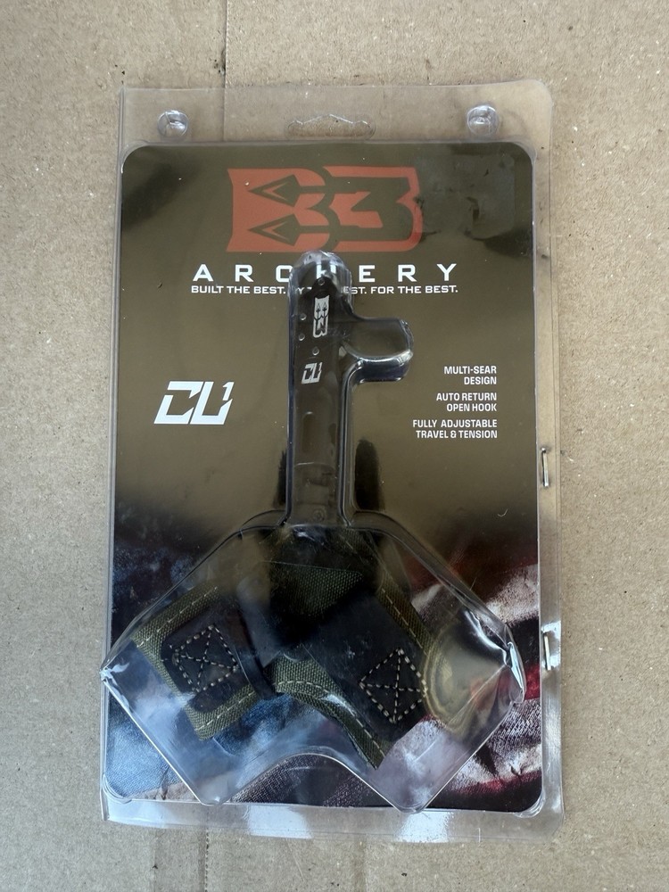 B3 Archery CL1 Swivel Connector Release Black CL1-SK-BK NEW