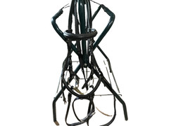 Black 17 in Used Stubben Scandica DL Dressage Saddle set & Bundle