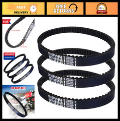 30 Series Go Kart Drive Belt for 212cc 196cc 6.5HP Mini Bike & Go Kart – 3PCS He