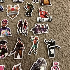 Mix 50 PCs Fortnite PC Epic Game Luggage Notebook Sticker-Lot A