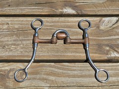 Reinsman #756 Sweet Iron Copper Roller Western Correction Bit – Size 5″ – EUC!