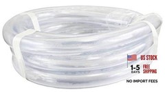 Duda Energy Vinyl PVC Tubing 1/2″ ID, 10 Foot Length, 1/2″ ID x 10 ft Clear