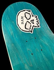 RARE ZERO x BAM III Purple Red Blood Font 8.25 Skateboard Deck Margera CKY NEW