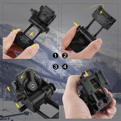 NVG Mount for PVS14/15/18 G24 Night Vision Goggles Adjustable L4 G24 Metal NV…