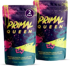 Primal Queen Female-Optimized Beef Organ Superfood Supplement (Heart, & 3 More)