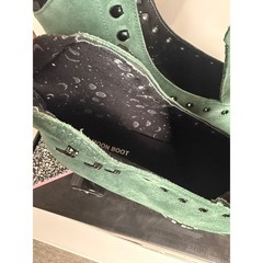 Moonlight Roller Moon Boot Emerald City Green Suede Quad Roller Skates Mens 12