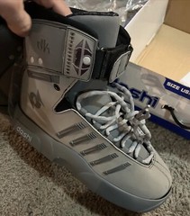 Deshi Dk2 Aggressive Inline Skates US Size 12 Boot Rollerblade Grey SUPER RARE!!