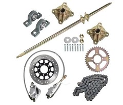 44in Rear Live Axle Wheel Hub Complete Kit For Go Kart Golf Cart ATV Buggy Quad