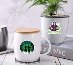 25 Piece Mix Lot 2” Wicked Oz Witch Elphaba Stickers, Random Mix, Vinyl, Decals