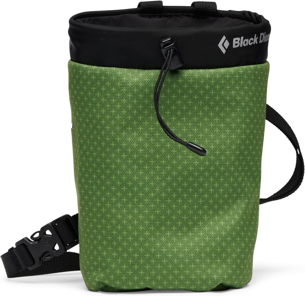 Black Diamond Gym Chalk Bag for Rock Climbing, Palm Green, Medium/Large