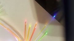 2 x 12″ BullsEye FiberOptic Free 1ST CLASS for Bows/Sights/Crafts .019/.5mm glow
